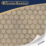 Kalanka - lot de 3 feuilles de dalles autocollantes pour maison de poupée - echelle 1:12 (hexagones en ... Kalanka - lot de 3 feuilles de dalles autocollantes pour maison de poupée - echelle 1:12 (hexagones en ...