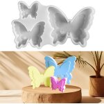 Kalanka - 3 morceaux de forme de silicone papillon, moules en silicone versant des moules papillon, papillon ... Kalanka - 3 morceaux de forme de silicone papillon, moules en silicone versant des moules papillon, papillon ...