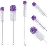 Kalanka - 3 pcs goupillon bouteille en verre brosse longue nettoyeur biberon lave bouteille pour laver ... Kalanka - 3 pcs goupillon bouteille en verre brosse longue nettoyeur biberon lave bouteille pour laver ...