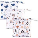 Kalanka - 3 pièces wetbag, sac à couches lavables, réutilisable sacs de natation humide, humide et sec ... Kalanka - 3 pièces wetbag, sac à couches lavables, réutilisable sacs de natation humide, humide et sec ...