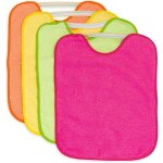 Kalanka - lot de 4 bavoirs imperméables imprimés pour bébés avec col en caoutchouc elastique avec serviette ... Kalanka - lot de 4 bavoirs imperméables imprimés pour bébés avec col en caoutchouc elastique avec serviette ...
