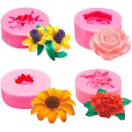 Kalanka - lot de 4 moules en silicone 3d pour dcoration de gteaux au chocolat, bonbons, savon - kalanka ...