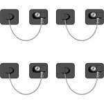Kalanka - 4 pack securite fenetre enfant avec clés, verrous de sécurité pour fenêtres pour enfants, adhésif ... Kalanka - 4 pack securite fenetre enfant avec clés, verrous de sécurité pour fenêtres pour enfants, adhésif ...