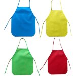 Kalanka - 4 tabliers de peinture ajustables & impermables pour enfants, blouses et tabliers d'artistes ...