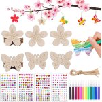 Kalanka - 40 pièces bricolage enfant - artisanat papillons et fleurs - activités manuelles - loisirs ... Kalanka - 40 pièces bricolage enfant - artisanat papillons et fleurs - activités manuelles - loisirs ...
