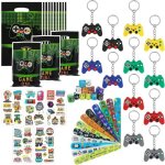 Kalanka - 41 pi�ces jeu vid�o fournitures de f�te enfants, pinata cadeau jeux anniversaire porte - cl�s ...