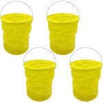 Kalanka - 4pcs forme ronde tube lanternes lanterne papier jardin papier suspendues lanterne sans bougies ... Kalanka - 4pcs forme ronde tube lanternes lanterne papier jardin papier suspendues lanterne sans bougies ...