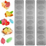 Kalanka - lot de 5 moules en silicone en forme de feuille pour pâtisserie, savon, bonbons, décoration ... Kalanka - lot de 5 moules en silicone en forme de feuille pour pâtisserie, savon, bonbons, décoration ...
