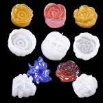 Kalanka - 5 pcs moule silicone resine epoxy, moule silicone fleurs 3d rose fleurs moule 3d silicone pour ... Kalanka - 5 pcs moule silicone resine epoxy, moule silicone fleurs 3d rose fleurs moule 3d silicone pour ...