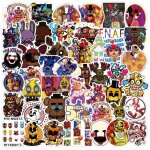 Kalanka - 50pcs five nights at freddy's stickers vinyle autocollants impermables pour ordinateur portable, ...