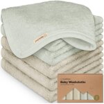 Kalanka - 6 - pack lingettes bébé en bambou bio - douces, serviettes pour enfants, serviette de visage ... Kalanka - 6 - pack lingettes bébé en bambou bio - douces, serviettes pour enfants, serviette de visage ...