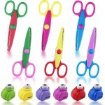 Kalanka - 6 pièces ciseaux enfant + 6 pièces perforatrices à papier, ciseau cranteurs zigzag + perforatrice ... Kalanka - 6 pièces ciseaux enfant + 6 pièces perforatrices à papier, ciseau cranteurs zigzag + perforatrice ...