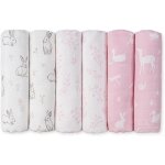 Kalanka - lot de 6 serviettes en mousseline pour bb 70 cm x 70 cm, en coton, absorbantes et respirantes ...