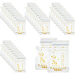Kalanka - lot de 60 sacs de rangement jetables pour lait maternel - 250 ml - avec graduation - fermeture ...