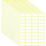 Kalanka - 600 pi�ces d'�tiquettes autocollantes, 38 x 19 mm autocollants � �crire, �tiquettes autocollantes ...