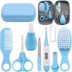 Kalanka - 8 pices trousse de soin bebe naissance, trousse de toilette bb, soin bebe accessoire pour ...