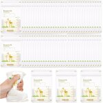 Kalanka - lot de 90 sacs de rangement pour lait maternel avec fermeture eclair - sacs de rangement pour ... Kalanka - lot de 90 sacs de rangement pour lait maternel avec fermeture eclair - sacs de rangement pour ...