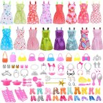 Kalanka - 93 pièces vêtements et accessoires de poupée, accessoires de vêtements de poupée comprenant ... Kalanka - 93 pièces vêtements et accessoires de poupée, accessoires de vêtements de poupée comprenant ...