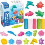 Kalanka - accessoire pate a modeler pour enfants, 18 pices outils de pte a modeler, moules kit pour ...