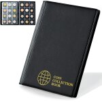 Kalanka - album de collection de pices 30x30mm u2013 livre porte - pices  120 poches album de rangement ...
