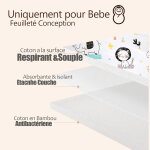 Kalanka - alèse imperméable pour lit de bebe protège matelas 50 * 70 cm absorbant pad imperméable alese ... Kalanka - alèse imperméable pour lit de bebe protège matelas 50 * 70 cm absorbant pad imperméable alese ...