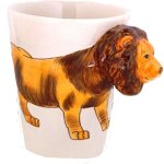 Kalanka - animaux - lion - mug - tasse - 3d - ceramique - 3d - vaisselle fait main enfant femme garcon ...