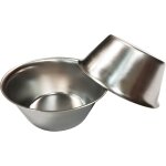 Kalanka - art32209 lot de 6 mini moules a pasteis de nata inox 5 cm argent 5 x 5 x 2 cm - kalanka