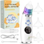 Kalanka - aspirateur nasal bebe electrique avec 5 niveaux d'aspiration, electrique mouche bebe avec 3 ...