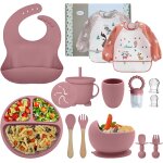 Kalanka - assiette bebe, coffret repas bebe, lot de 15, set repas bébé, bol cuillere bebe, bavoir silicone ... Kalanka - assiette bebe, coffret repas bebe, lot de 15, set repas bébé, bol cuillere bebe, bavoir silicone ...
