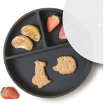 Kalanka - assiettes a succion pour bébés et jeunes enfants assiettes a séparation en silicone sans bpa ... Kalanka - assiettes a succion pour bébés et jeunes enfants assiettes a séparation en silicone sans bpa ...