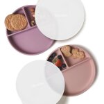 Kalanka - assiettes a succion pour bébés et jeunes enfants assiettes a séparation en silicone sans bpa ... Kalanka - assiettes a succion pour bébés et jeunes enfants assiettes a séparation en silicone sans bpa ...