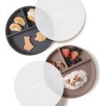 Kalanka - assiettes a succion pour bébés et jeunes enfants assiettes a séparation en silicone sans bpa ... Kalanka - assiettes a succion pour bébés et jeunes enfants assiettes a séparation en silicone sans bpa ...
