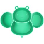 Kalanka - assiette ventouse pour bb, assiettes divises en silicone pour tout - petits l'auto - alimentation ...