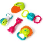 Kalanka - auby coffret de 5 hochets & anneaux de dentition - avec boîte de rangement, jouet bebe 3 4 ... Kalanka - auby coffret de 5 hochets & anneaux de dentition - avec boîte de rangement, jouet bebe 3 4 ...