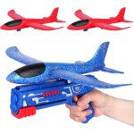 Kalanka - avion polystyrene avec pistolet catapulte, avion jouet planeur volant mousse jeu de lancer, ... Kalanka - avion polystyrene avec pistolet catapulte, avion jouet planeur volant mousse jeu de lancer, ...