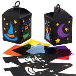 Kalanka - ax203 kits de lanternes magiques - paquet de 4, a dcorer et exposer pendant la saison dhalloween ...