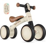 Kalanka - b1 draisienne bebe 1 - 2 ans, jouet enfant pour garon fille bb, vlo a 4 roues silencieuses ...