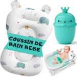 Kalanka - babybebloo coussin de bain bb + pichet de bain ¿ coussin baignoire bb universel ¿ rducteur ...