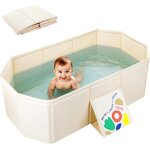 Kalanka - baignoire pliable bb, 2025 nouveau baignoire portable pour enfants bouchon de vidange, baignoire ...