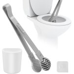 Kalanka - balayette balais toilette, wc silicone conception double face de, toilet brush pour la salle ...