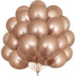 Kalanka - ballons dor champagne, paquet de 30 ballons champagne dor mtalliques en latex 12 pouces ...
