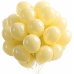 Kalanka - ballons jaunes, ballon en latex macarons, 100 pcs kit guirlande ballon jaune 12 pouces avec ...