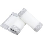 Kalanka - barreaux protection filet tour de lit bébé mesh 3d pack de 2 pièces, etoiles gris, env. 128 ... Kalanka - barreaux protection filet tour de lit bébé mesh 3d pack de 2 pièces, etoiles gris, env. 128 ...