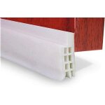 Kalanka - bas de porte adhsif isolant phonique thermique 2m x5cm souple silicone blanche bande d'tanchit ...