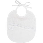 Kalanka - - bavoir bb a broder pour bb de 0 a 6 mois fabriqu en italie (blanc)