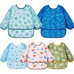 Kalanka - bavoirs manches longues 5pcs etanches blouse peinture enfant tablier d'alimentation multicolore ... Kalanka - bavoirs manches longues 5pcs etanches blouse peinture enfant tablier d'alimentation multicolore ...
