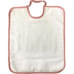 Kalanka - bavoir nouveau - né aïda avec elastique u2013 100% coton 34 x 28 cm, rouge Kalanka - bavoir nouveau - né aïda avec elastique u2013 100% coton 34 x 28 cm, rouge