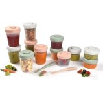 Kalanka - béaba, lot de 12 portions conservation et 2 cuillères silicone, clip, pots empilables et emboîtables ... Kalanka - béaba, lot de 12 portions conservation et 2 cuillères silicone, clip, pots empilables et emboîtables ...