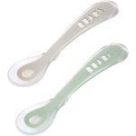 Kalanka - béaba, lot de 2 cuillères en silicone bébé / enfant 2ème age, a partir de 12 mois, souple, ... Kalanka - béaba, lot de 2 cuillères en silicone bébé / enfant 2ème age, a partir de 12 mois, souple, ...