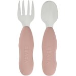 Kalanka - baba, lot de 2 pr - couverts inox et silicone, couverts bb, couverts enfant, ds 10 mois, ...